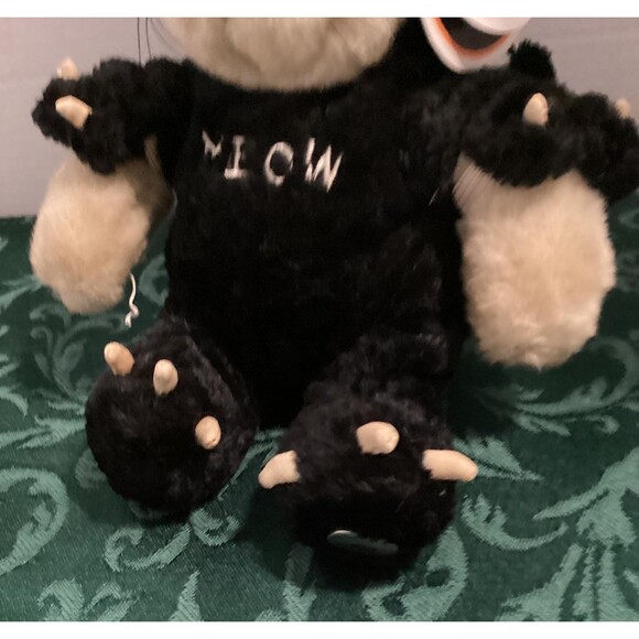 Vintage Starbucks Halloween Black Cat Pumpkin Jackolantern Meow NWT - Picture 7 of 8